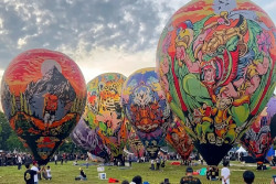 Meriah! Festival Balon Udara di Solo Disambut Antusias