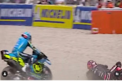 MotoGP Catalunya 2026 Dua Kali Red Flag akibat Crash Beruntun