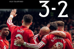Manchester United Kunci Posisi Tiga Seusai Tekuk Forest 3-2