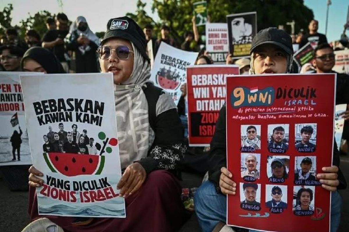 Detik-Detik Pembebasan 9 WNI dari Israel, Kini Dalam Perjalanan Pulang
