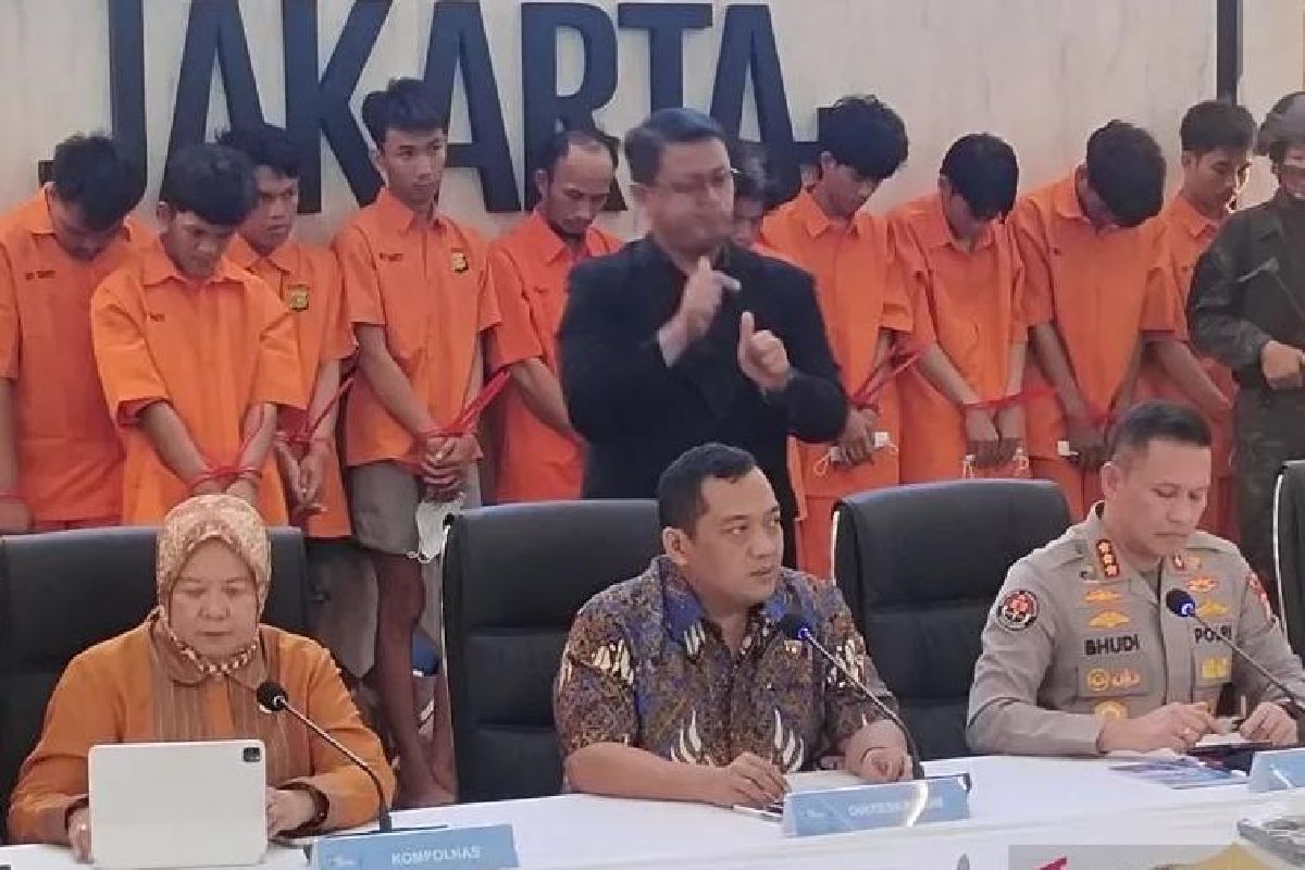 Polda Metro Tangkap 173 Tersangka Kejahatan Jalanan di Jakarta