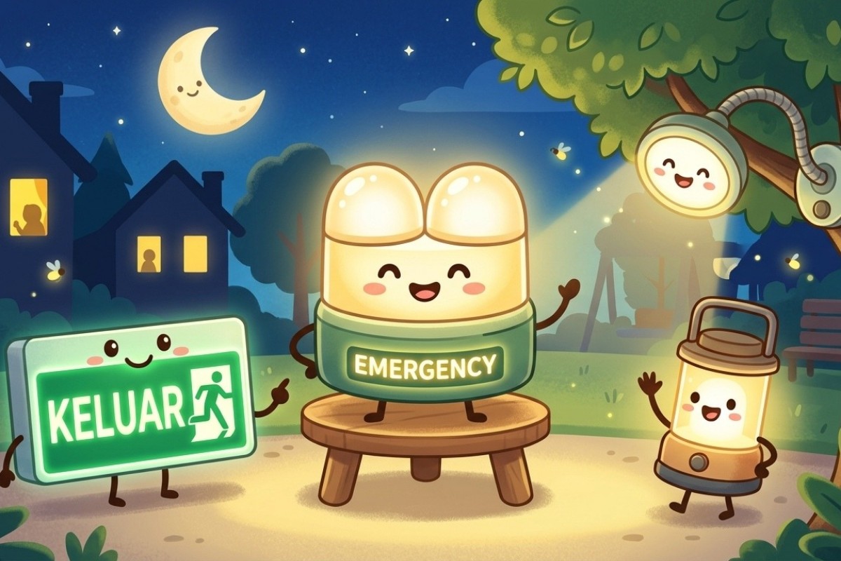 Jenis Lampu Emergency Cocok Dipakai saat Listrik Padam