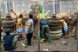 Diduga Peninggalan Candi, Batu Stupa Ditemukan di Boyolali