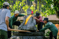 Jelang Waisak, Arca Buddha Dipindah: Borobudur Berbenah