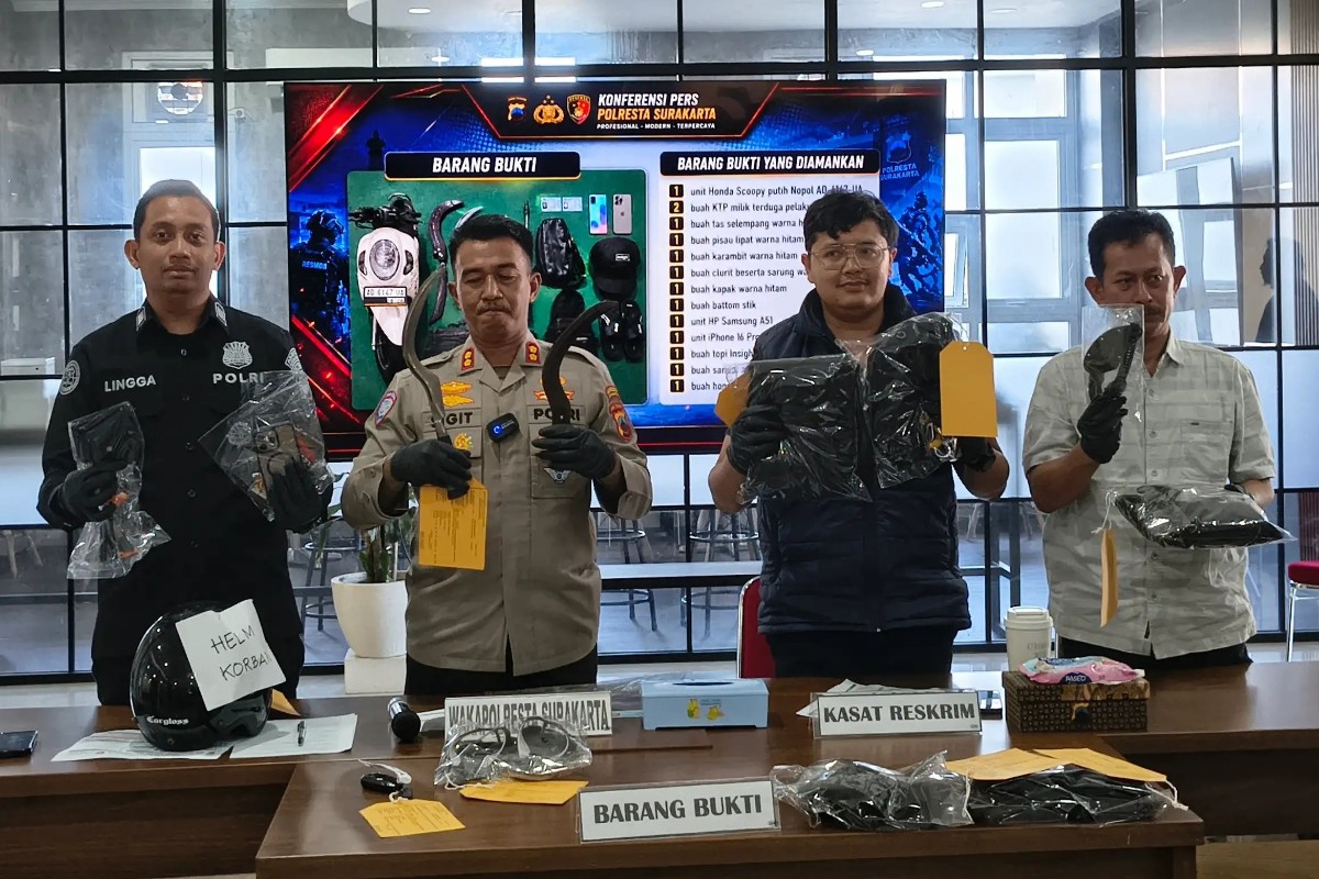 Residivis Pembacokan Solo Ditangkap, Korban Remaja Terluka
