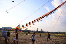 Festival Layang-layang Sragen Sedot Ribuan Pengunjung