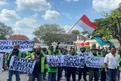 Solidaritas untuk Nadiem Makarim, Ratusan Driver Gojek Jogja Aksi