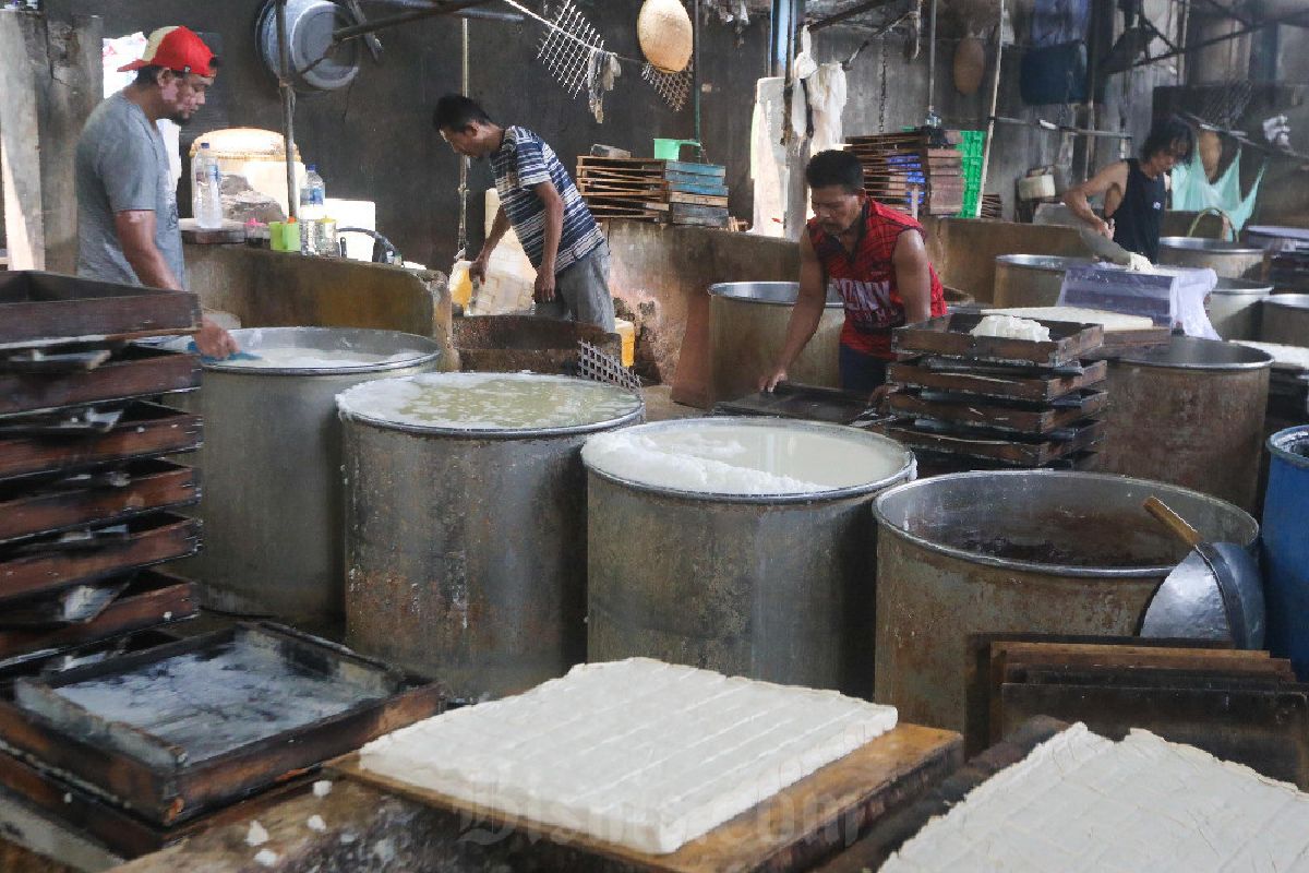 Perajin Tahu Terancam Mogok Produksi, Harga Kedelai Tembus Rp11.000/Kg