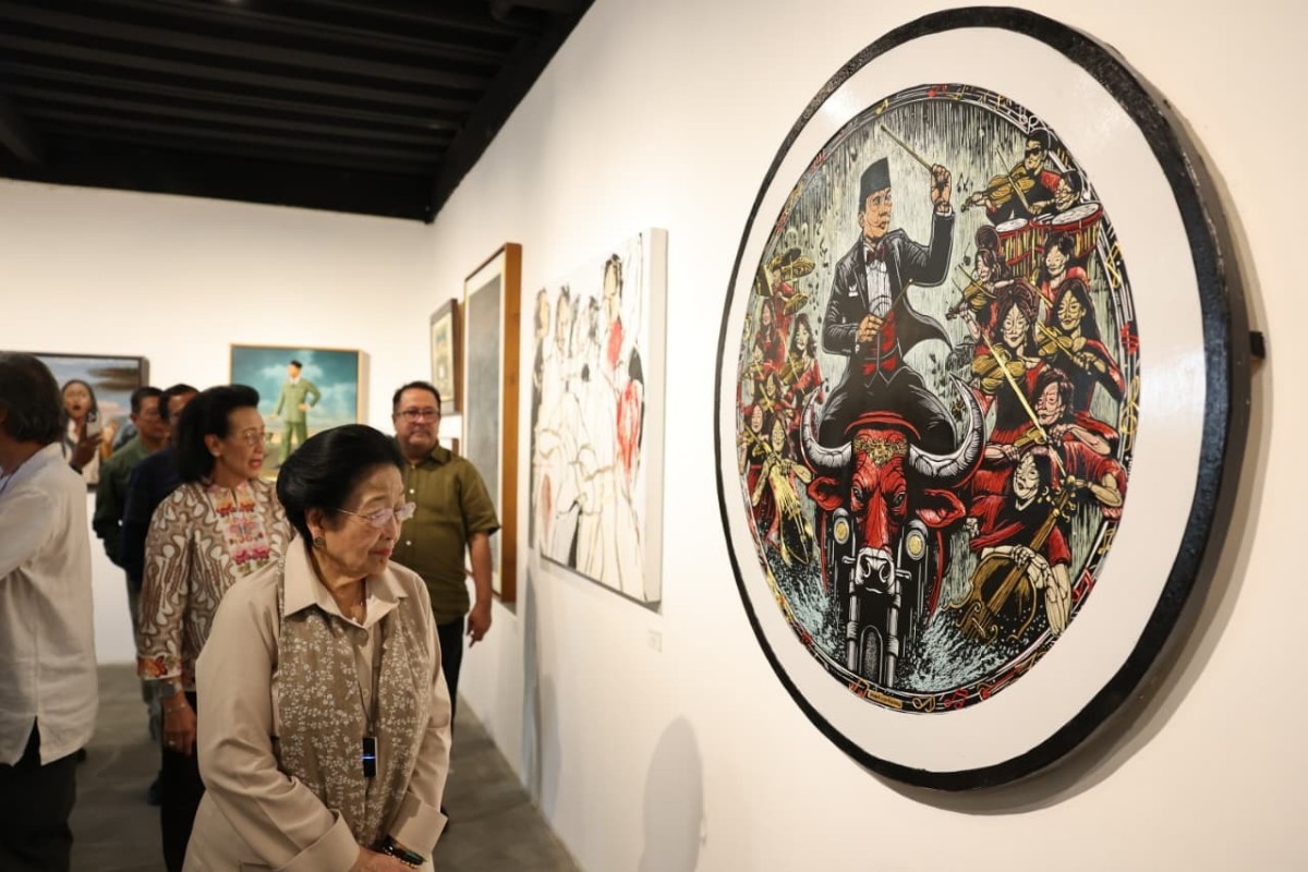 Megawati Buka Pameran Mata Hati Soekarno, Diikuti 47 Perupa