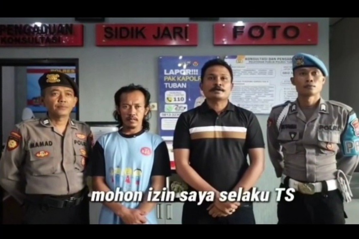 Viral Anggota Polres Tuban Hajar Badut Jalanan, Berakhir Minta Maaf