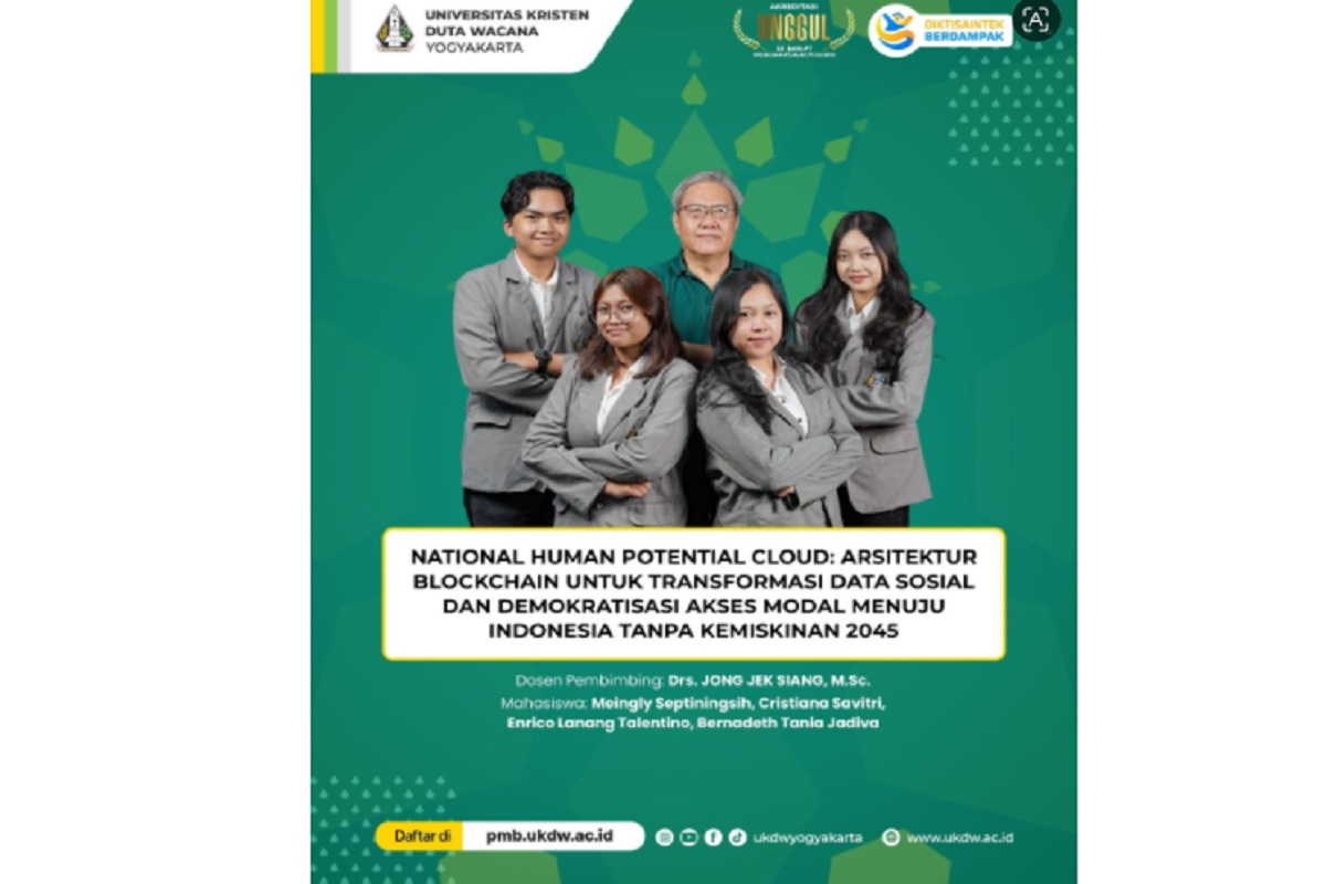 Tim UKDW Raih Insentif PKM-GFT 2026 Lewat Gagasan Blockchain