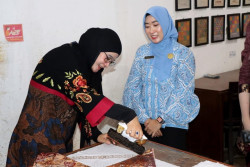 Ketua Dekranasda Jateng Kagumi Batik Pekalongan dan Industri Kreatif