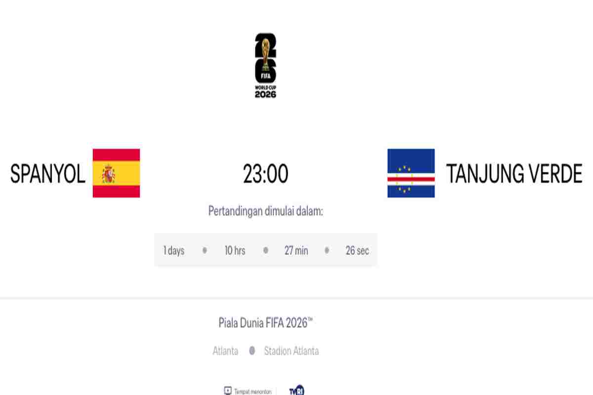 Debutan Tanjung Verde Vs Spanyol, Akankah Kejutan Terjadi?
