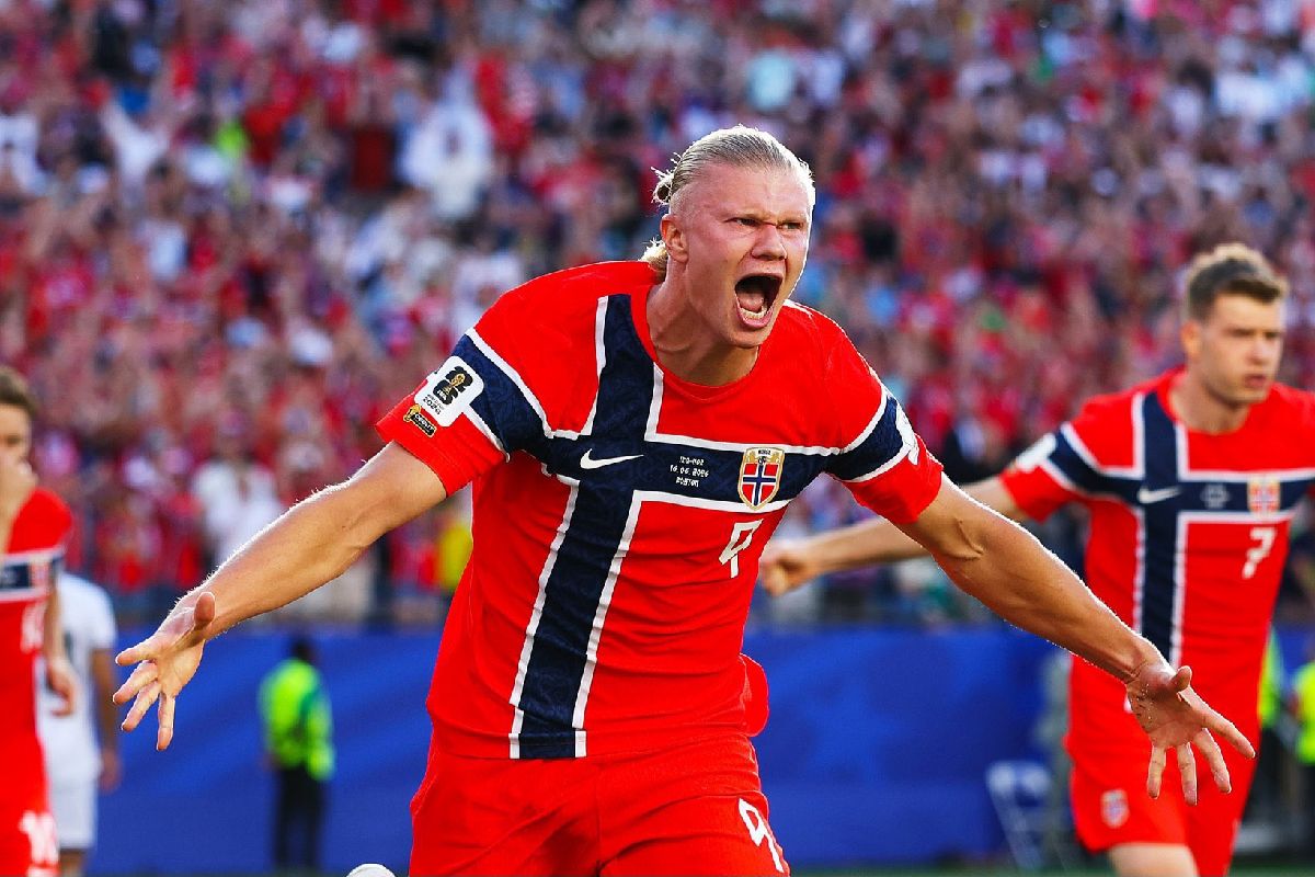 Debut Manis Haaland, Norwegia Tekuk Irak 4-1 di Piala Dunia 2026