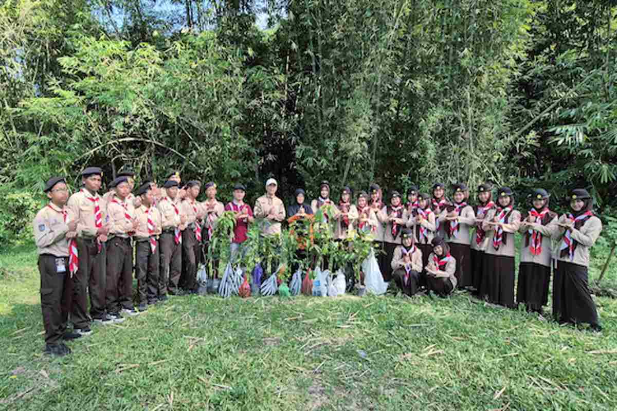 Wujudkan Generasi Peduli Lingkungan, MAN 5 Sleman Gelar Kemah Bakti