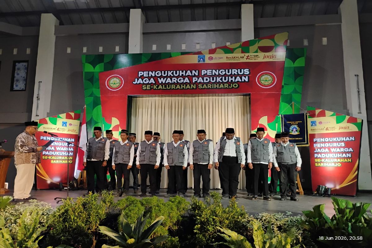 400 Warga Sariharjo Sleman Jadi Penggerak Jaga Warga, Ini Tugasnya