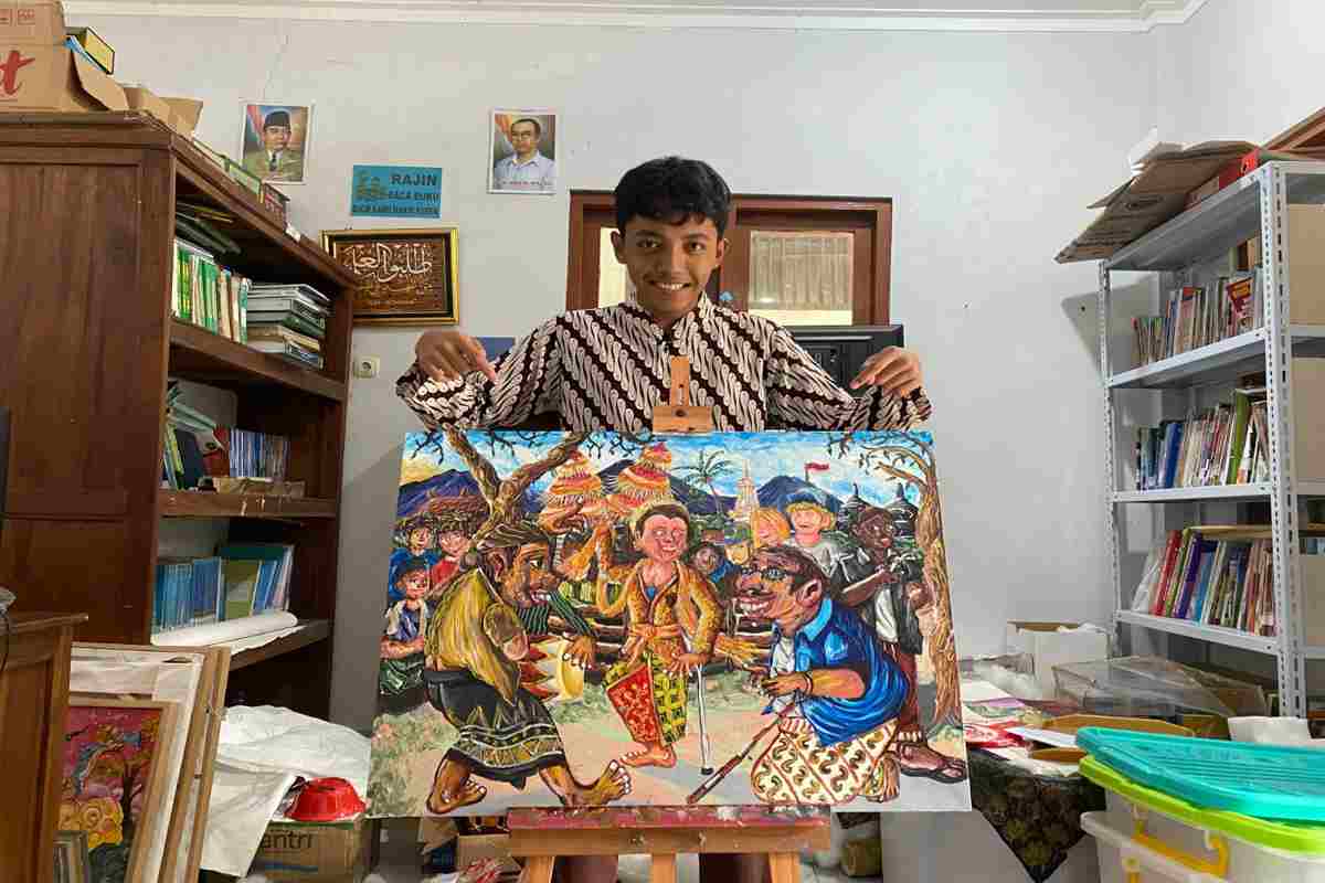 Perjalanan Raif Menemukan Suara di Atas Kanvas
