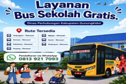 Biaya BBM Naik, Dishub Gunungkidul Dapat Tambahan Dana Bus Sekolah