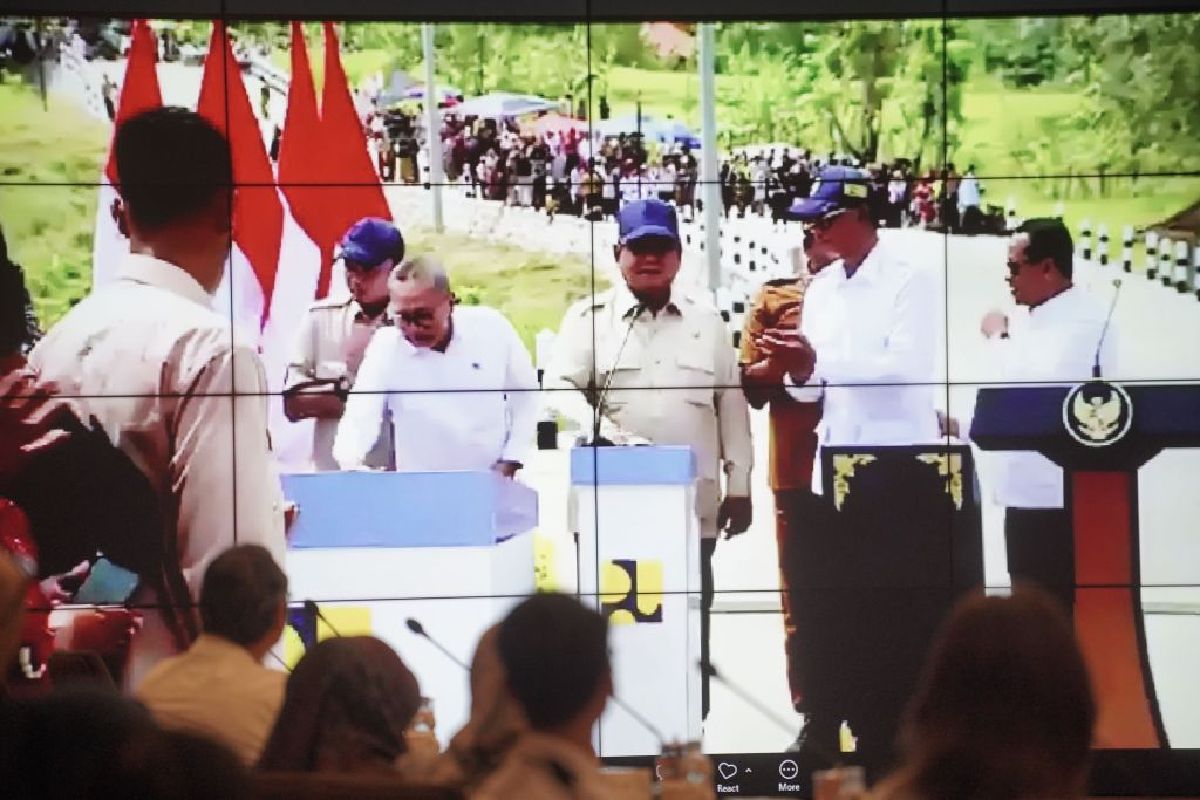 Prabowo Resmikan 1.151 Km Jalan, DIY Kebagian 8 Paket