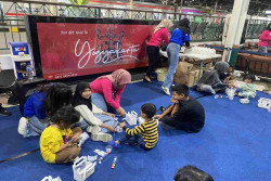 Libur Sekolah Dongkrak Penumpang, Stasiun Tugu Hadirkan Arena Bermain
