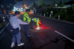 Tabrakan 3 Kendaraan di Ngaglik Sleman, 1 Korban Meninggal