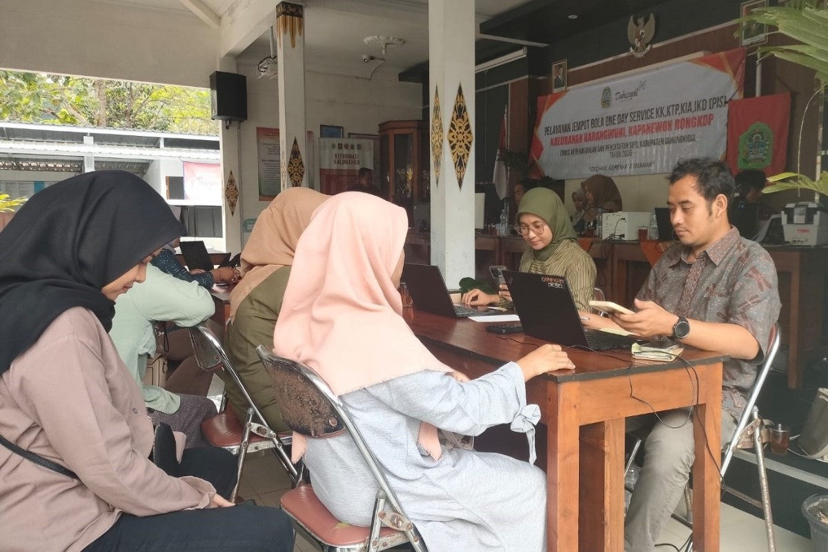 Disdukcapil Gunungkidul Buka Layanan Jemput Bola di Karangwuni