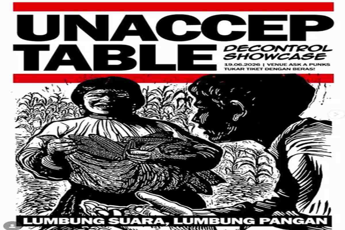 Tak Pakai Uang, Tiket Konser Hardcore di Bandung Ini Gunakan Beras