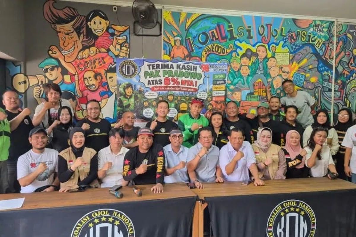 Perpres Ojol Terbit, Potongan Aplikasi Maksimal 8 Persen