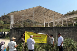 Berdiri di Atas TKD, Pabrik Batu di Gunungkidul Ditutup Paksa