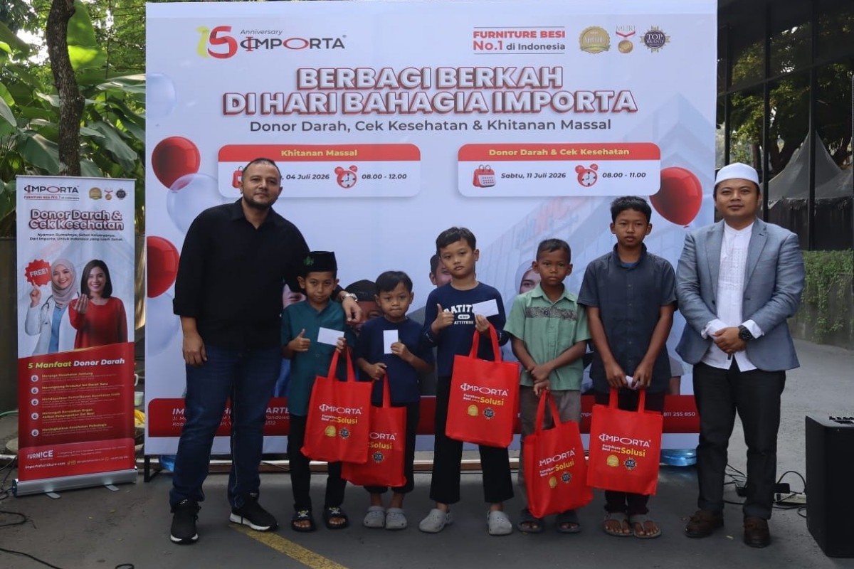 HUT ke-15 Importa Furniture Diisi Sunat Massal dan Program Sosial