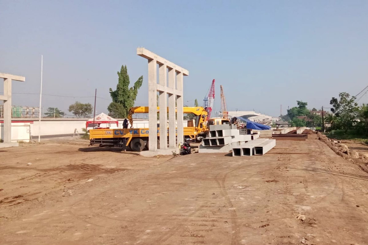 Gerbang Tol Trihanggo Sleman Mulai Dibangun, Usung Siluet Ratu Boko