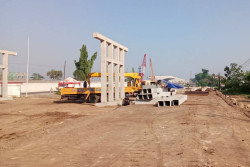 Gerbang Tol Trihanggo Sleman Mulai Dibangun, Usung Siluet Ratu Boko