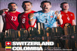 Dendam 32 Tahun! Swiss Siap Kubur Kenangan Pahit vs Kolombia