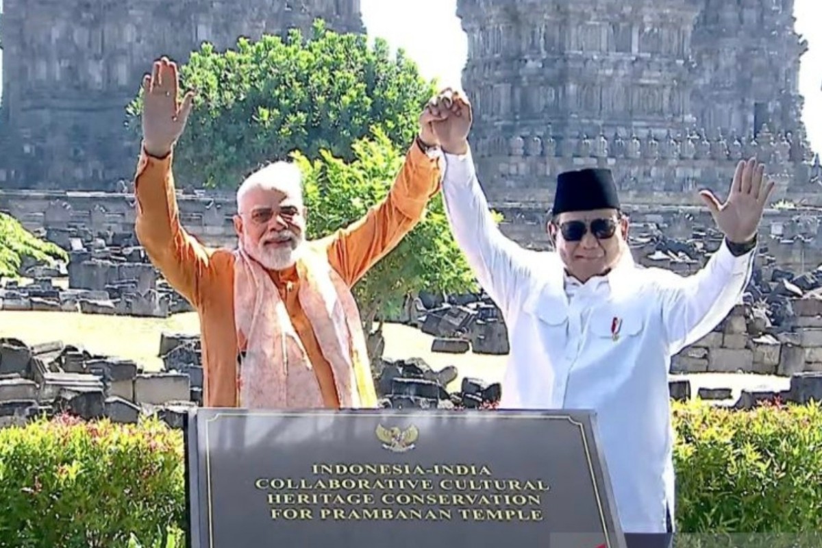 Prabowo Sebut Relief Ramayana Prambanan Saksi Hubungan RI-India