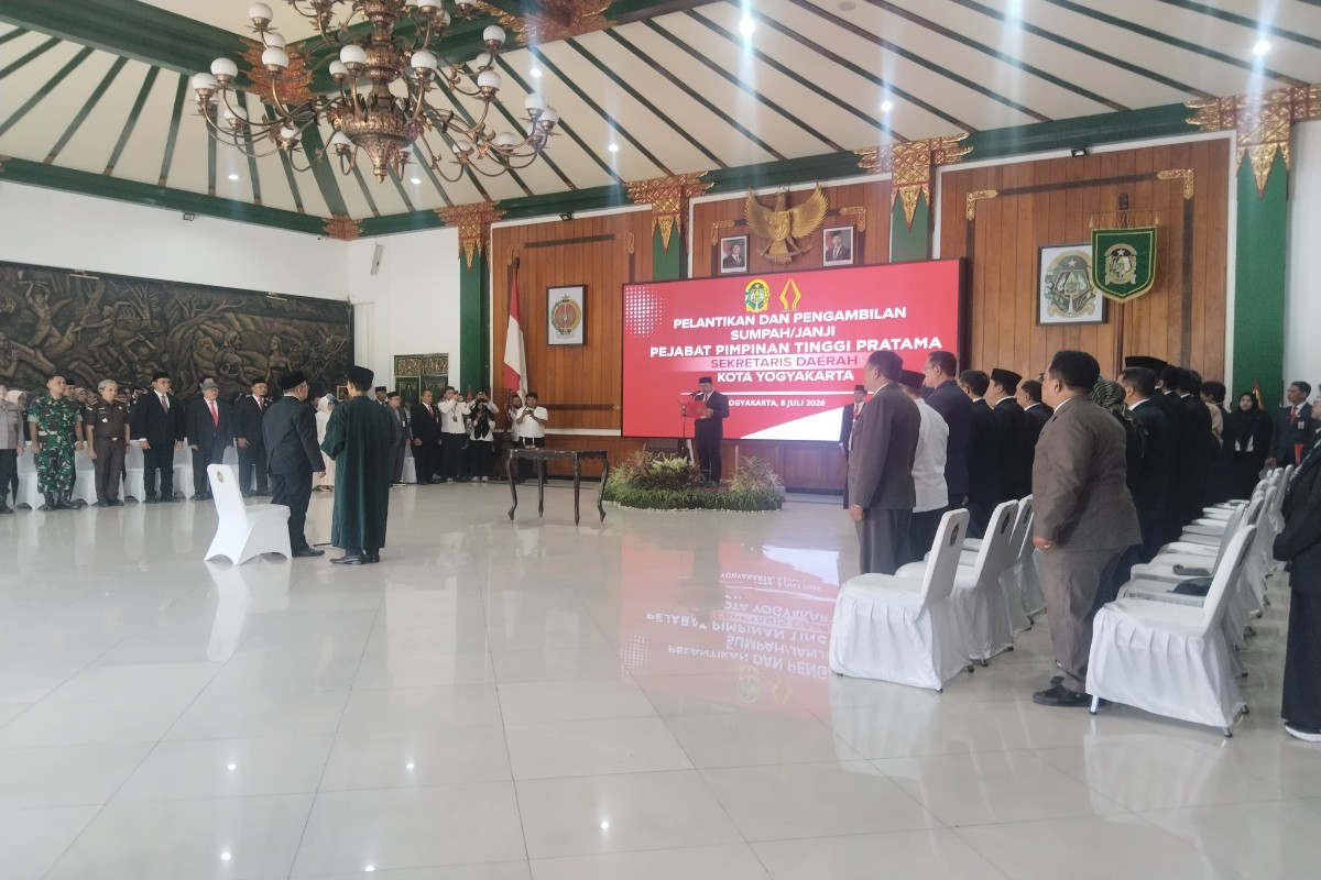 Budi Asrori Resmi Jadi Sekda Kota Jogja, Hasto Beri Tugas Khusus