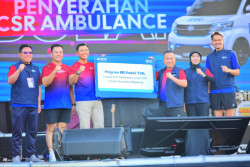 Dukung Kesehatan, BRI Serahkan Ambulans untuk SMA Taruna Nusantara