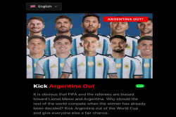 8 Juta Orang Teken Petisi, Minta Argentina Dicoret dari Piala Dunia