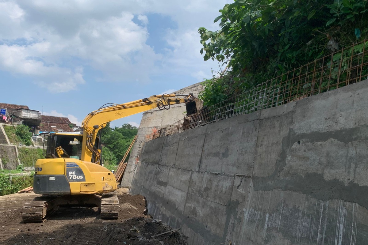 Pemkot Jogja Perkuat Talud di Enam Titik Sungai untuk Cegah Longsor
