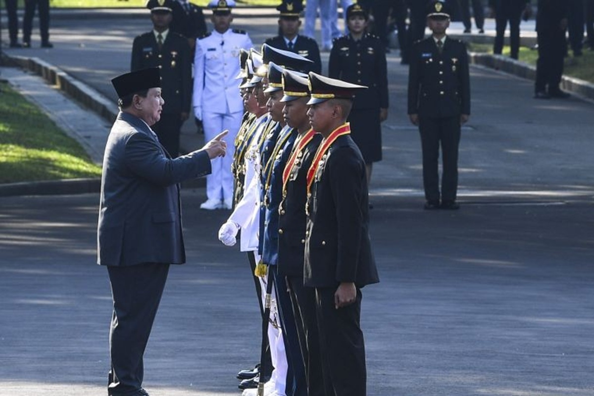 Rabu Pagi, Prabowo Lantik 1.500 Calon Perwira TNI-Polri