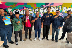 Pengurus Baru Karang Taruna Kota Jogja Audiensi dengan Wamensos