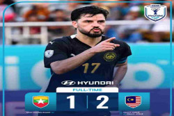 Myanmar Tumbang di Kandang, Brace Josue Bawa Malaysia Menang