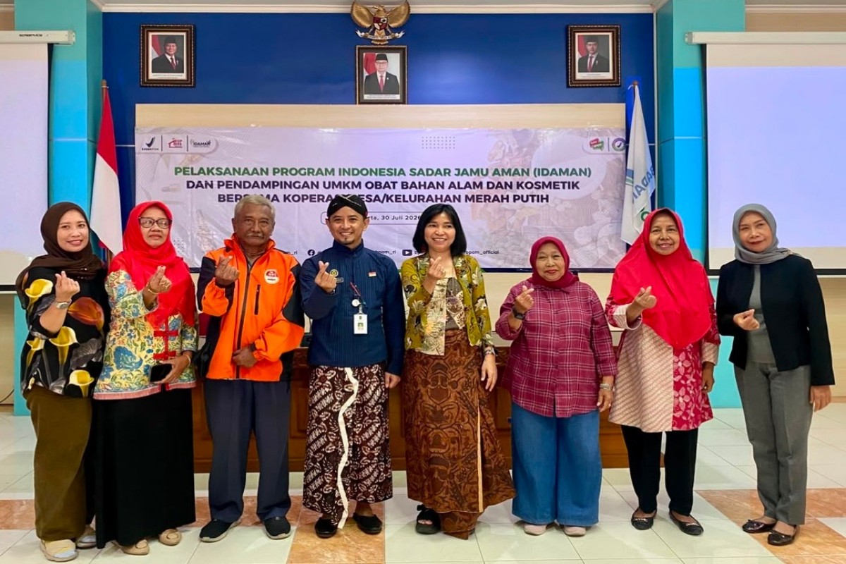 BPOM dan Cokrodiningratan Bentuk 10 Kader Edukasi Jamu Aman