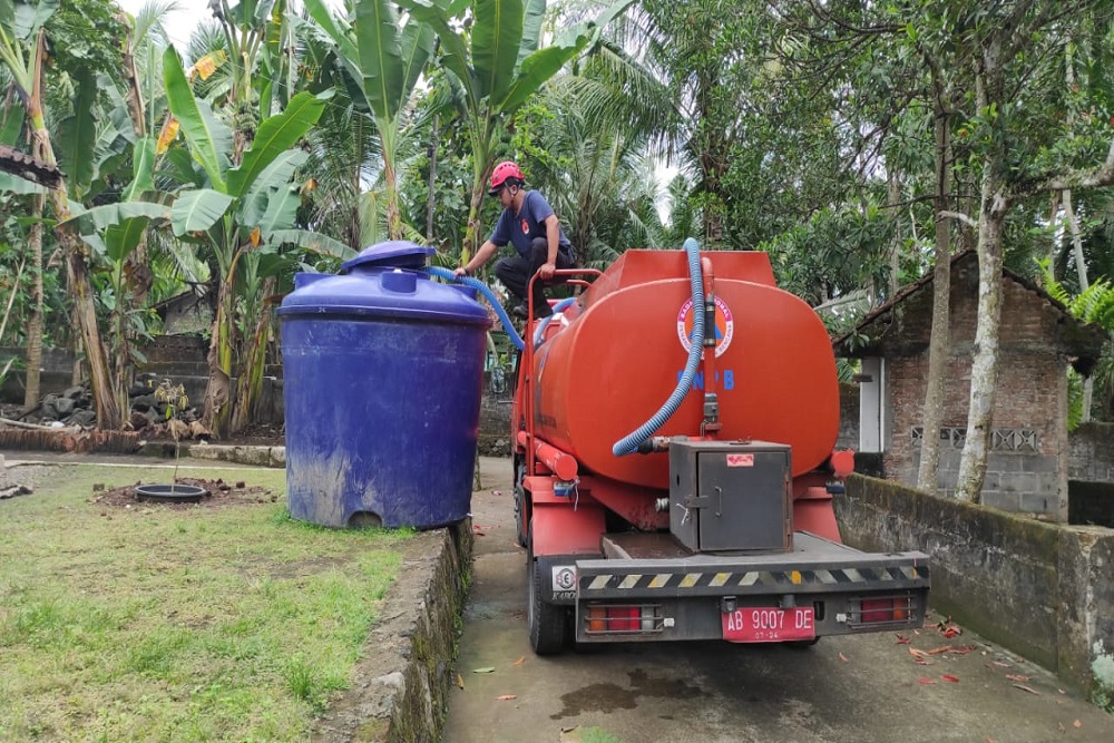 BPBD Sleman Salurkan 45.000 Liter Air Bersih untuk 303 KK