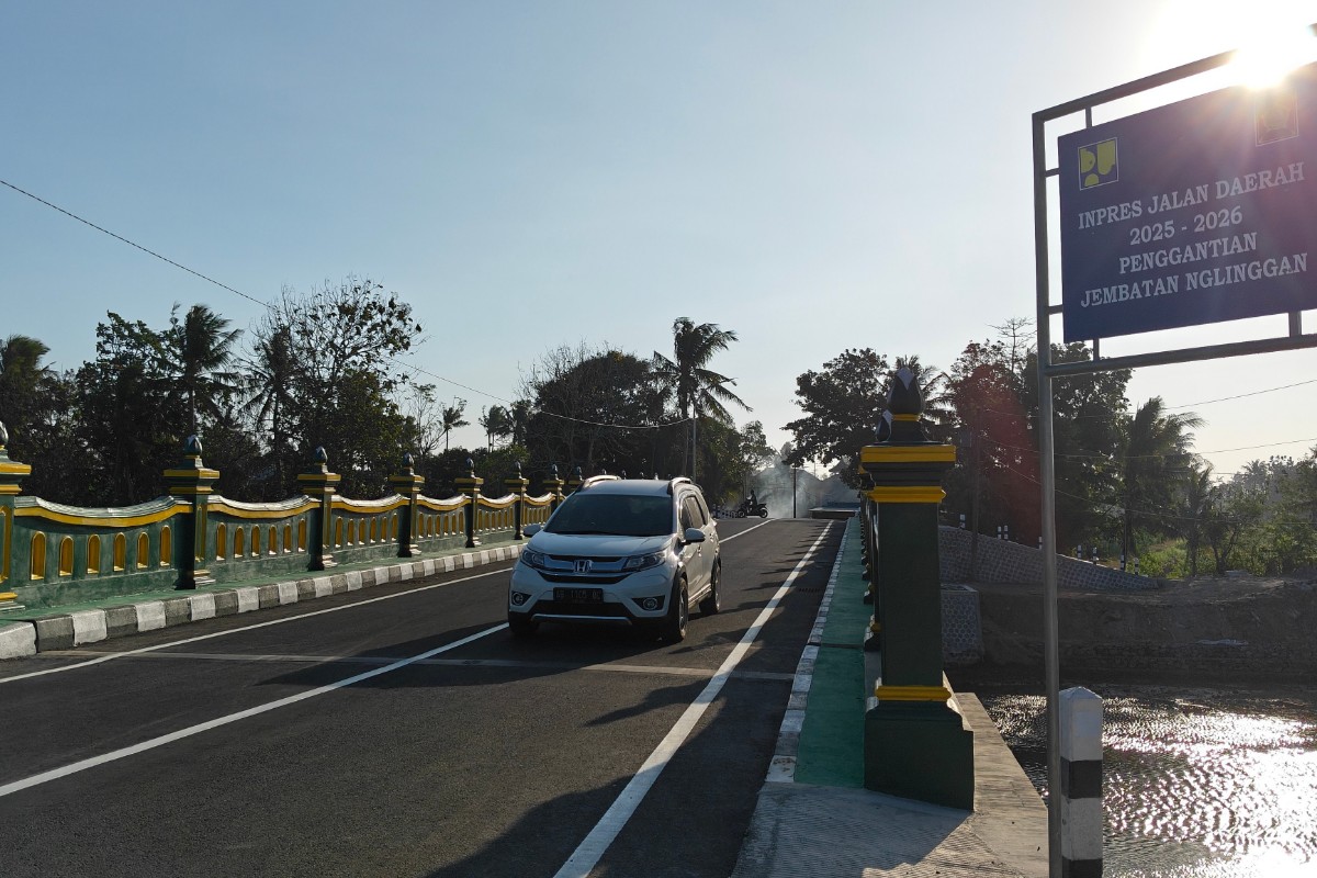 Jembatan Trisik Kulonprogo Rampung, Bus Pariwisata Kini Bisa Melintas