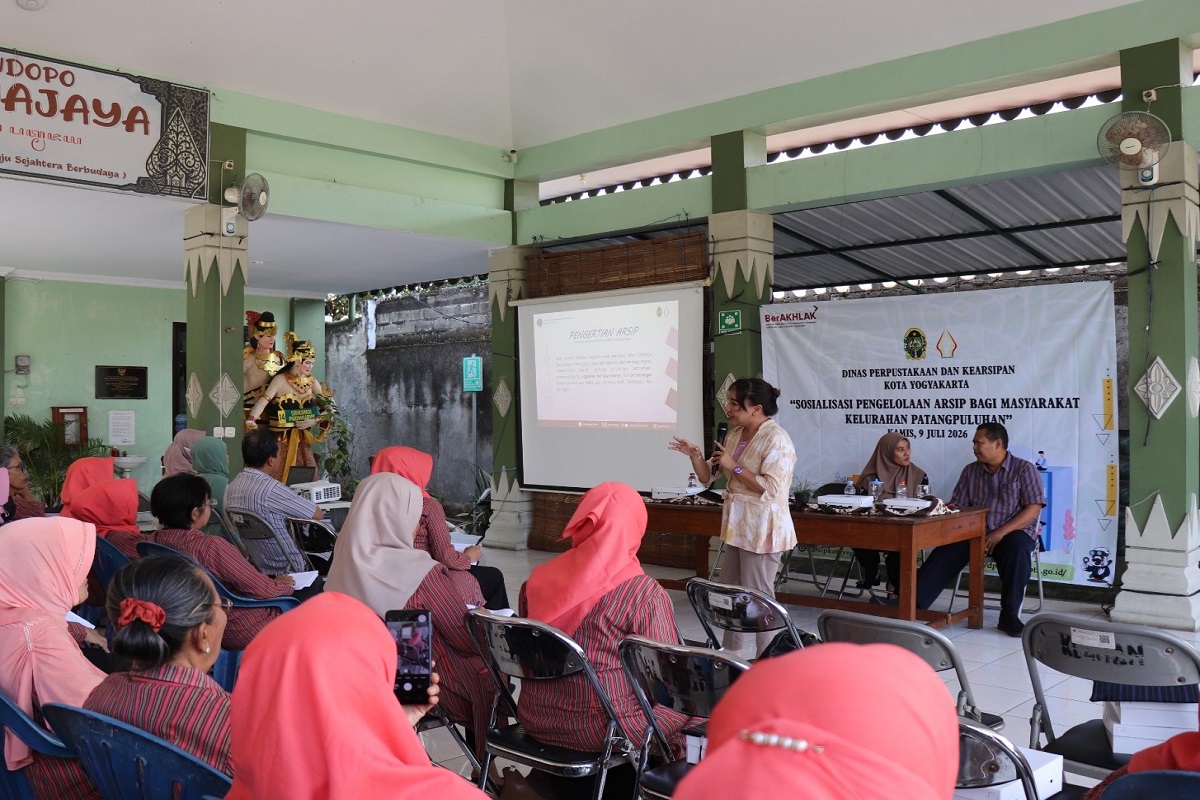 DPK Kota Jogja Luncurkan Amarta, Edukasi Warga Rawat Arsip Keluarga