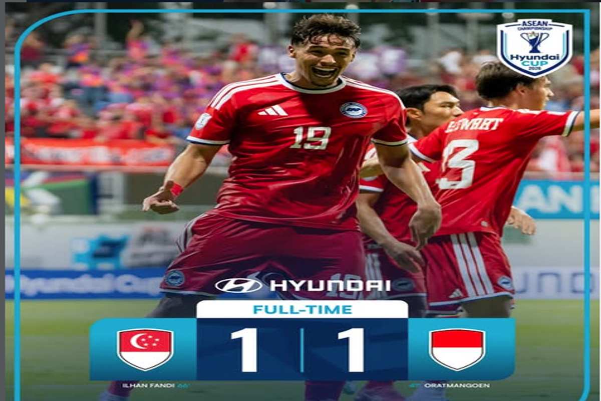 Indonesia Tersingkir dari Piala AFF 2026, Ditahan Singapura 1-1