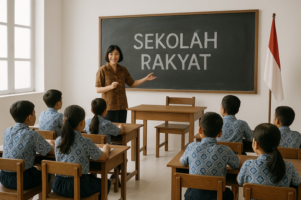 43 Ribu Anak Kembali Sekolah, Teddy Soroti Mutu Sekolah Rakyat