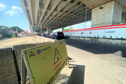 Ramp On Off Tol Jogja-Solo Dikebut, GT Trihanggo Usung Ikon Ratu Boko