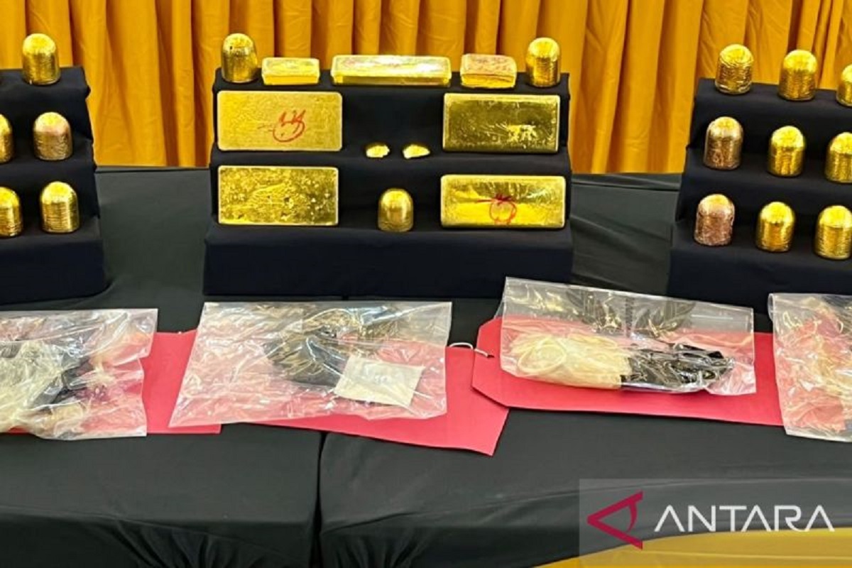 Bea Cukai Ungkap Penyelundupan Emas Ilegal 23,7 Kg ke Cina dan Dubai