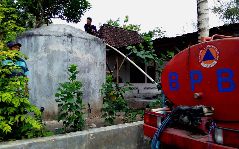 83.757 Warga Gunungkidul Alami Kekeringan, Target Bantuan Air Menyusut